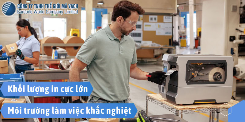 Dòng máy in mã vạch công nghiệp Zebra ZT Series cho nhu cầu in khủng