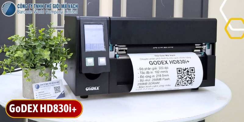 Máy in mã vạch GoDEX công nghiệp HD Series