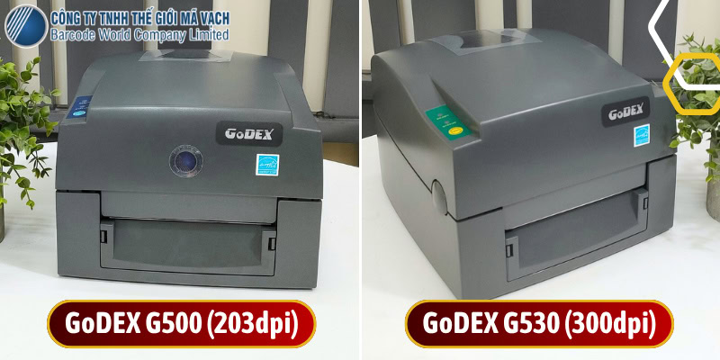 Máy in mã vạch GoDEX để bàn G Series