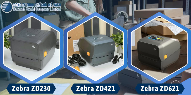 Model máy in tem Zebra nổi bật trong ZD Series