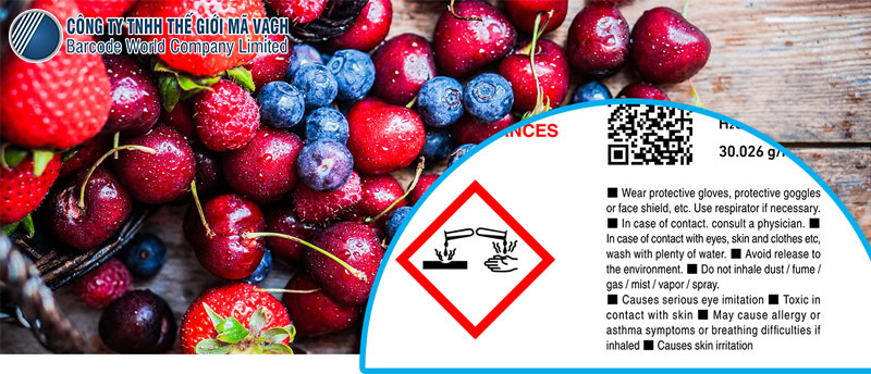 Epson ColorWorks C4050 in nhãn sản phẩm