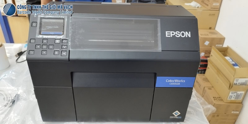 Máy in Epson C6550A tối ưu in nhãn màu khổ lớn