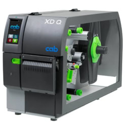 Máy in mã vạch Cab XD Q4.2 in 2 mặt với lựa chọn dao cắt