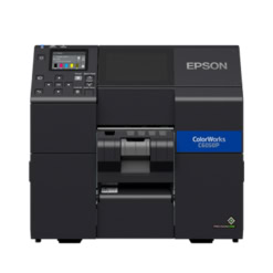 Máy in tem nhãn màu Epson ColorWorks C6050P bóc nhãn tự động