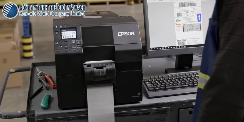 Máy in tem nhãn màu Epson ColorWorks C6050P giải pháp tự động hoá cho doanh nghiệp