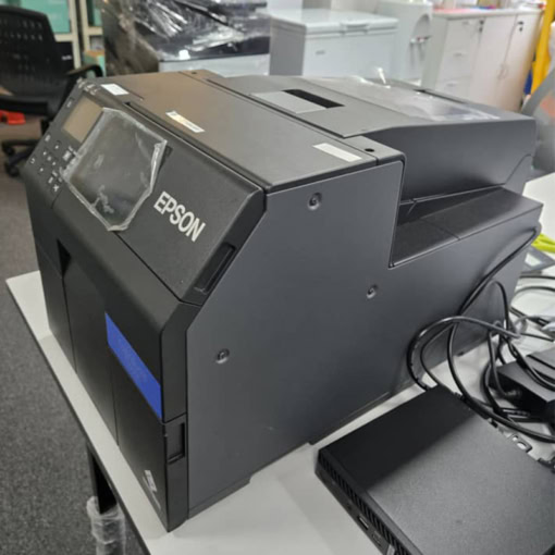 Máy in tem nhãn màu Epson ColorWorks C6050A cắt tự động
