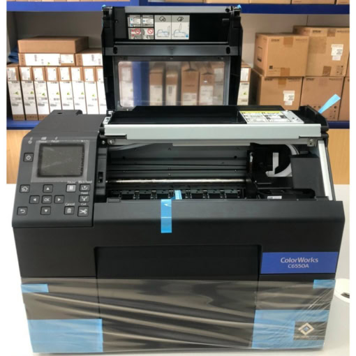 Máy in tem nhãn màu Epson ColorWorks C6550A cắt tự động