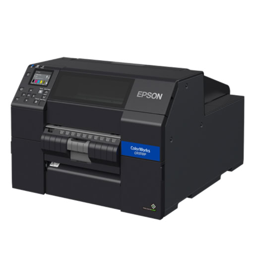 Máy in tem nhãn màu Epson ColorWorks C6550P 8inch lột nhãn tự động