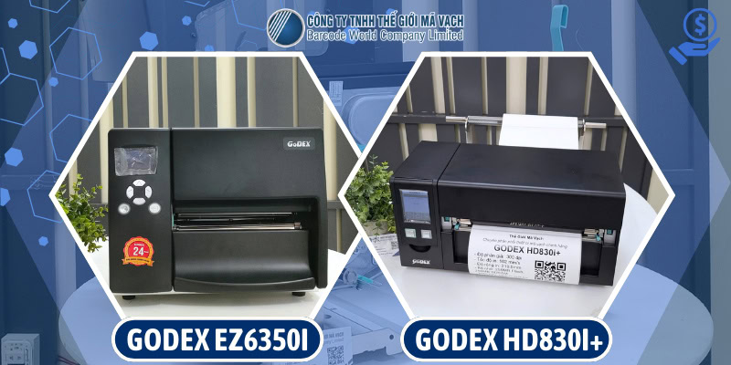 Model máy in mã vạch phân khúc trên 20 triệu VNĐ thương hiệu GoDEX
