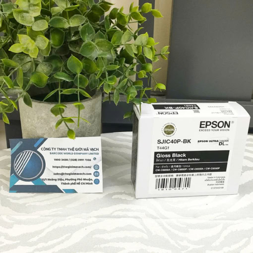 Mực in Epson Đen SJIC40P (C13T44G100) cho C6050/C6550