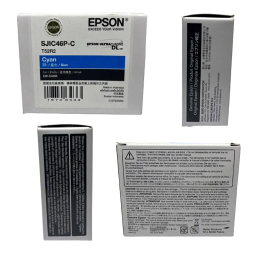 Mực in Epson Xanh T52R (C13T52R200) chính hãng