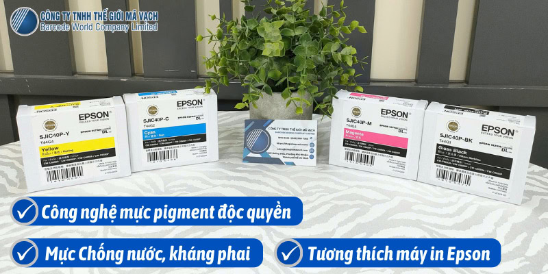 3 lợi ích khi chọn mực in phun Epson ColorWorks chính hãng