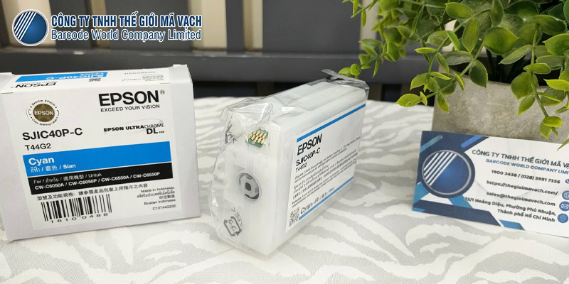 SJIC40P-C (C13T44G200) công nghệ mực Pigment UltraChrome DL độc quyền