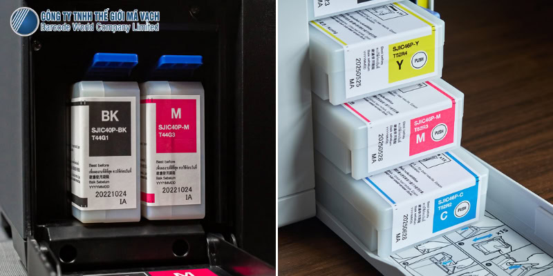 Cách chọn dòng mực T52R và SJIC40P cho máy in Epson ColorWorks
