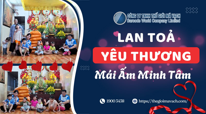 Thế Giới Mã Vạch Lan Tỏa Yêu Thương 2025 tại Mái Ấm Minh Tâm