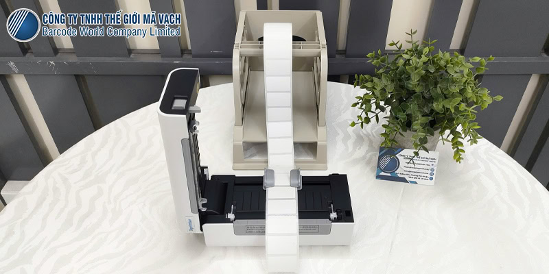 Máy in mã vạch Xprinter XP-D465B tốc độ in in lên đến 152mm/s