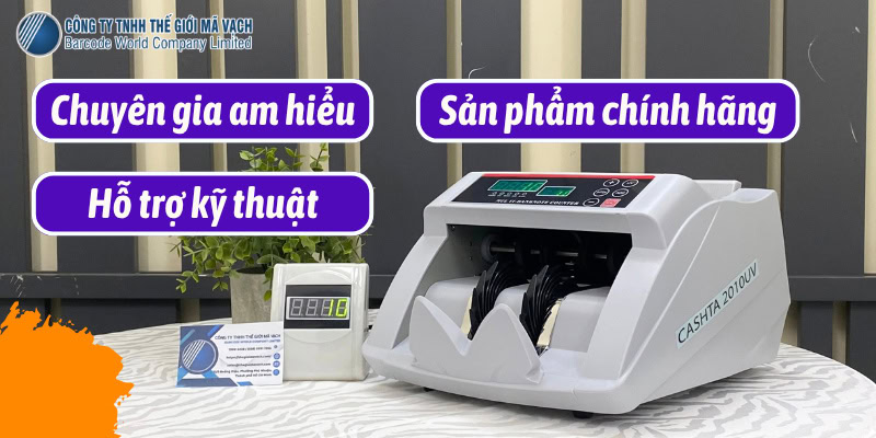 Thế Giới Mã Vạch cung cấp máy đến tiền chất lượng và dịch vụ hàng đầu