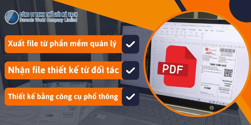 3 lý do phổ biến cần in tem từ file PDF