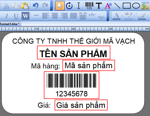 Tạo đối tượng giữ chỗ và sắp xếp bố cục phù hợp
