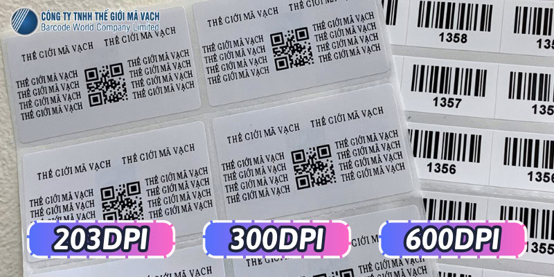 Chọn máy in có độ phân giải (DPI) phù hợp