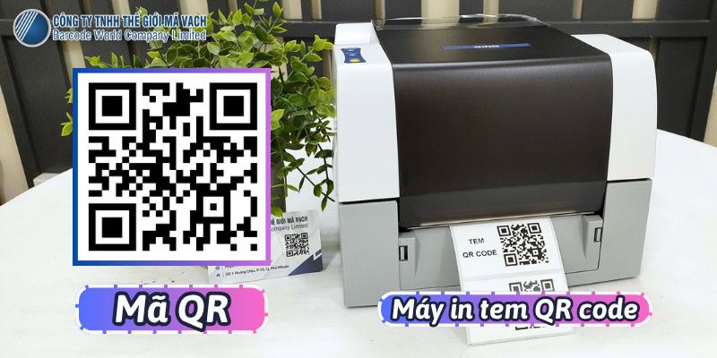 Định nghĩa mã QR và máy in tem QR code