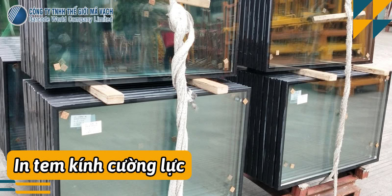 Máy in tem cho ngành kính công nghiệp, kính cường lực