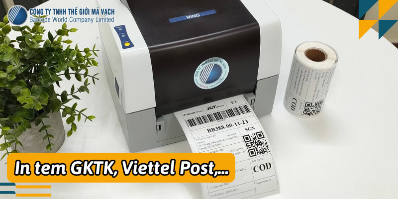 Máy in tem nhãn cho các đơn vị vận chuyển