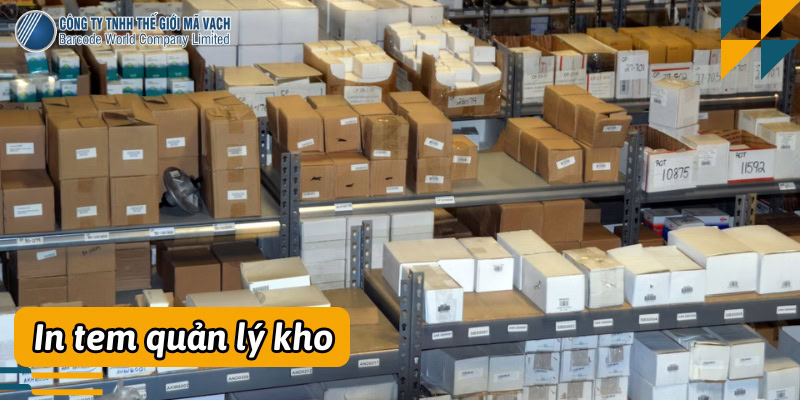 Máy in tem cho quản lý kho vận và Cross docking
