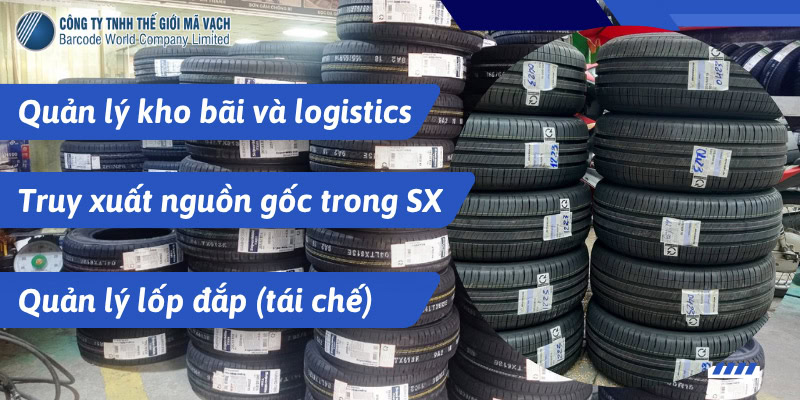 Ứng dụng thực tế của tem dán lốp xe