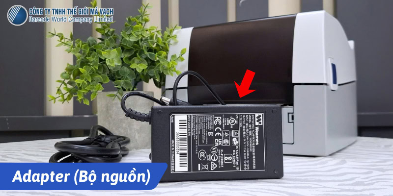 Adapter (Bộ nguồn) máy in mã vạch thực hiện chức năng chuyển đổi dòng điện Adapter (Bộ nguồn) máy in mã vạch thực hiện chức năng chuyển đổi dòng điện