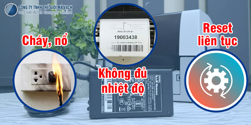 Hậu quả của chọn Adapter thông số không tương thích Hậu quả của chọn Adapter thông số không tương thích