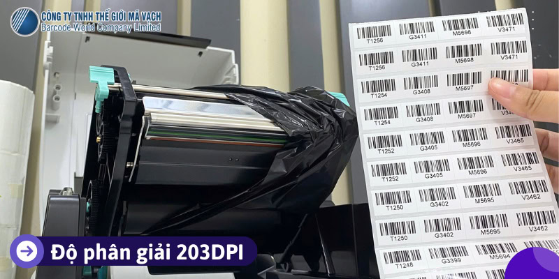 Độ phân giải 203dpi là quá đủ cho máy in tem quản lý hồ sơ Độ phân giải 203dpi là quá đủ cho máy in tem quản lý hồ sơ