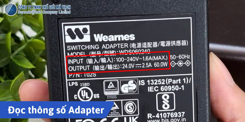 Đọc thông số trên adapter cũ (Chính xác nhất) Đọc thông số trên adapter cũ (Chính xác nhất)