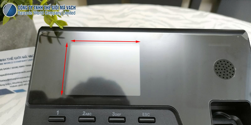 Máy chấm công Ronald Jack 123C có màn hình TFT màu rộng 2,8 inch Máy chấm công Ronald Jack 123C có màn hình TFT màu rộng 2,8 inch