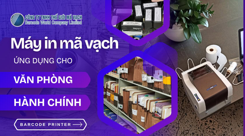 Máy in mã vạch cho văn phòng, quản lý hành chính