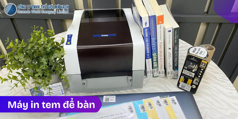 Máy in mã vạch hành chính in tem thư viện Máy in mã vạch hành chính in tem thư viện