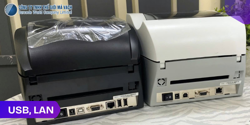 Chọn máy in mã vạch văn phòng có cổng kết nối USB hoặc thêm LAN Chọn máy in mã vạch văn phòng có cổng kết nối USB hoặc thêm LAN