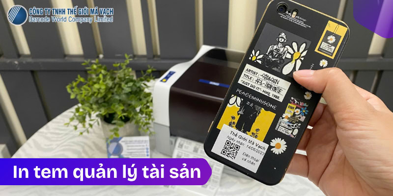 Máy in tem quản lý tài sản cho văn phòng, quản lý hành chính Máy in tem quản lý tài sản cho văn phòng, quản lý hành chính