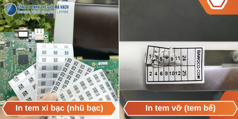 Máy in tem cho vật liệu đặc biệt (xi bạc, vỡ)