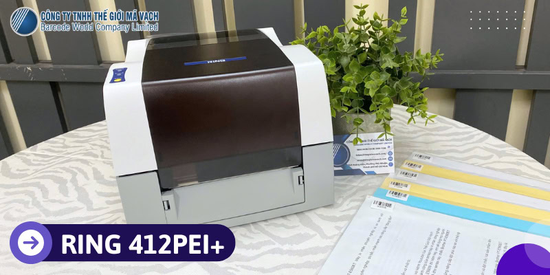 Máy in tem quản lý hồ sơ, lưu trữ RING 412PEI+ 300dpi Máy in tem quản lý hồ sơ, lưu trữ RING 412PEI+ 300dpi