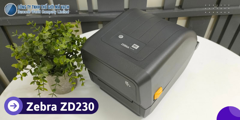 Máy in tem quản lý hồ sơ, lưu trữ Zebra ZD230 203dpi Máy in tem quản lý hồ sơ, lưu trữ Zebra ZD230 203dpi