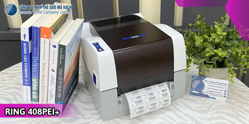 Máy in tem thư viện RING 408PEI+ (203dpi) Máy in tem thư viện RING 408PEI+ (203dpi)