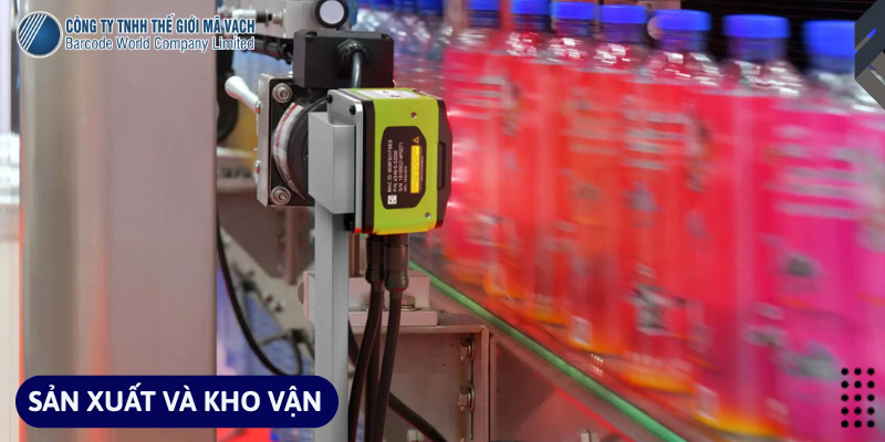 Máy quét mã vạch trong Sản xuất và Kho vận Máy quét mã vạch trong Sản xuất và Kho vận