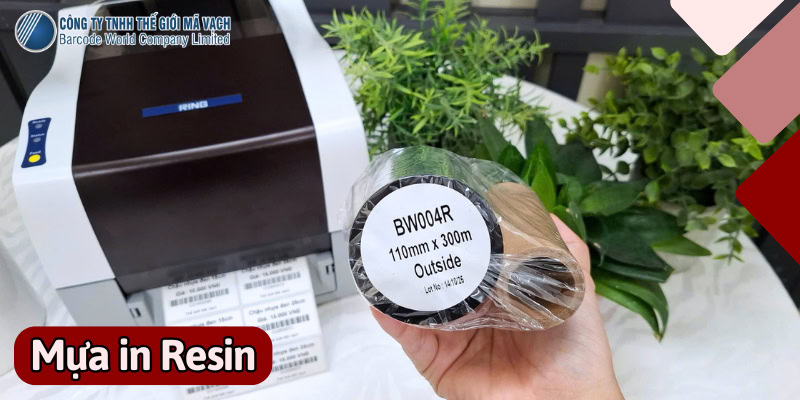 Bắt buộc dùng mực Resin khi in tem dán cho vườn ươm, cây cảnh