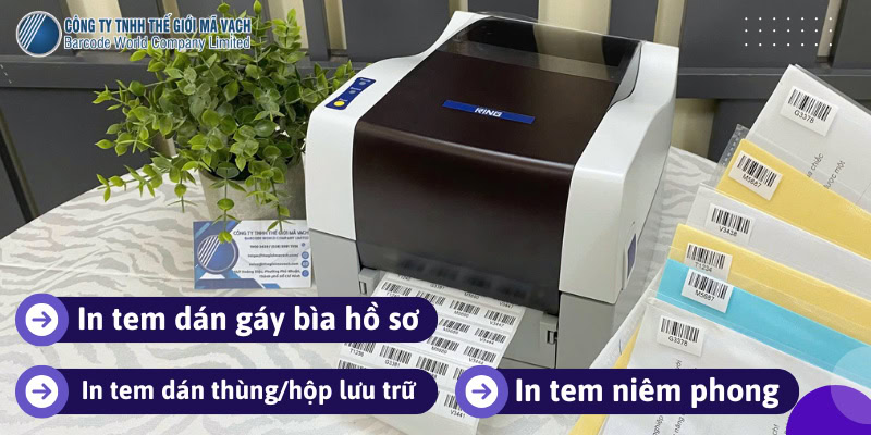 Ứng dụng thực tế của máy in tem văn thư lưu trữ Ứng dụng thực tế của máy in tem văn thư lưu trữ