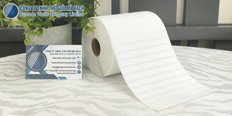 Decal giấy 35x8mmx3 tương thích mực in wax Decal giấy 35x8mmx3 tương thích mực in wax