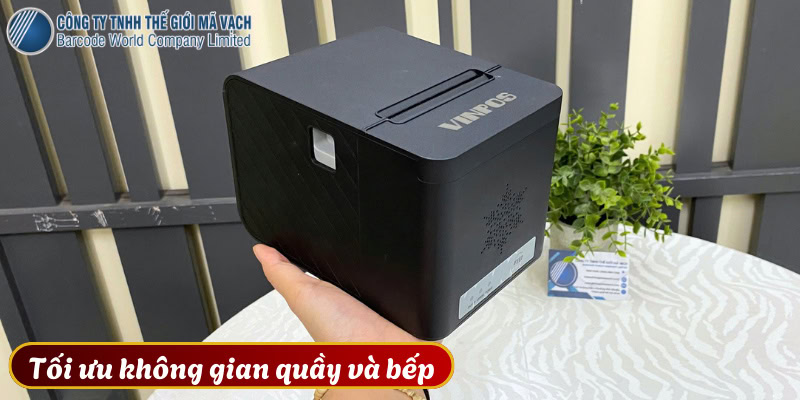 Kích thước của Vinpos VP-K80UE siêu nhỏ gọn Kích thước của Vinpos VP-K80UE siêu nhỏ gọn