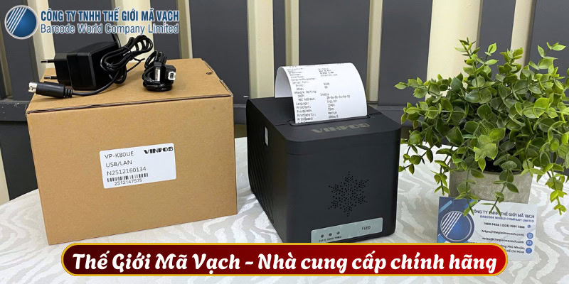 Mua máy in bill Vinpos VP-K80UE chính hãng tại Thế Giới Mã Vạch Mua máy in bill Vinpos VP-K80UE chính hãng tại Thế Giới Mã Vạch