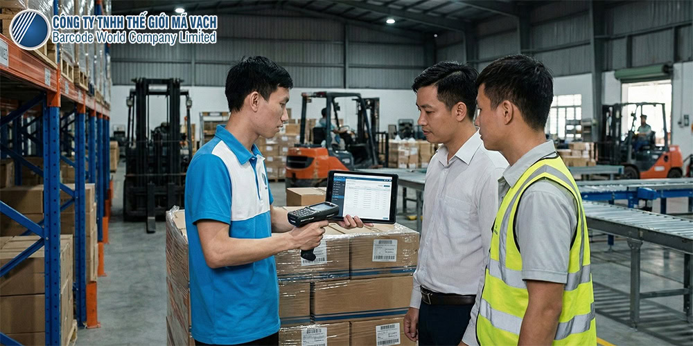 Thế Giới Mã Vạch: Chuyên gia triển khai giải pháp quản lý kho bằng mã vạch uy tín Thế Giới Mã Vạch: Chuyên gia triển khai giải pháp quản lý kho bằng mã vạch uy tín