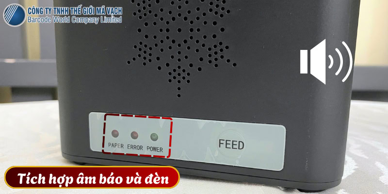Vinpos VP-K80UE tích hợp âm báo và đèn led Vinpos VP-K80UE tích hợp âm báo và đèn led